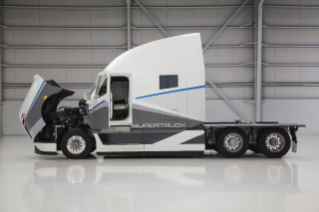 DTNA's SuperTruck was unveiled today at the 2015 Mid-America Trucking Show