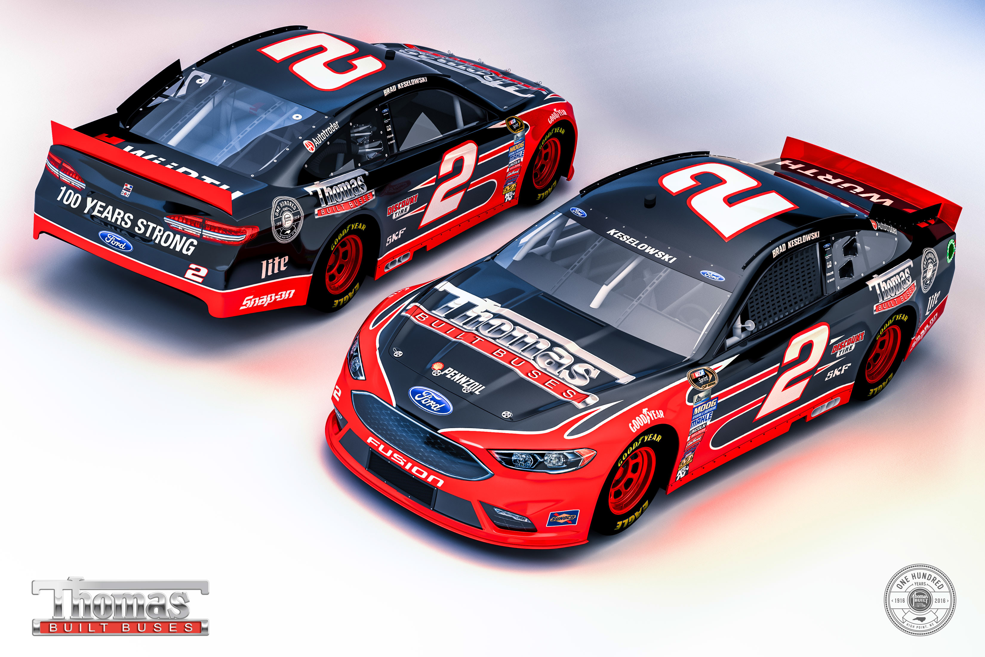 Thomas Built Buses Sponsors NASCAR’s Brad Keselowski in Toyota Owners 400 Thomas Built Buses